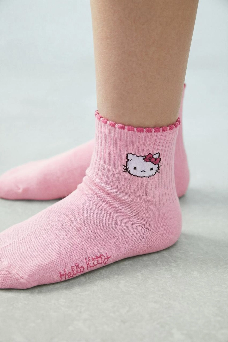 Набор из 3 пар коротких носков hello kitty и друзья © sanrio
