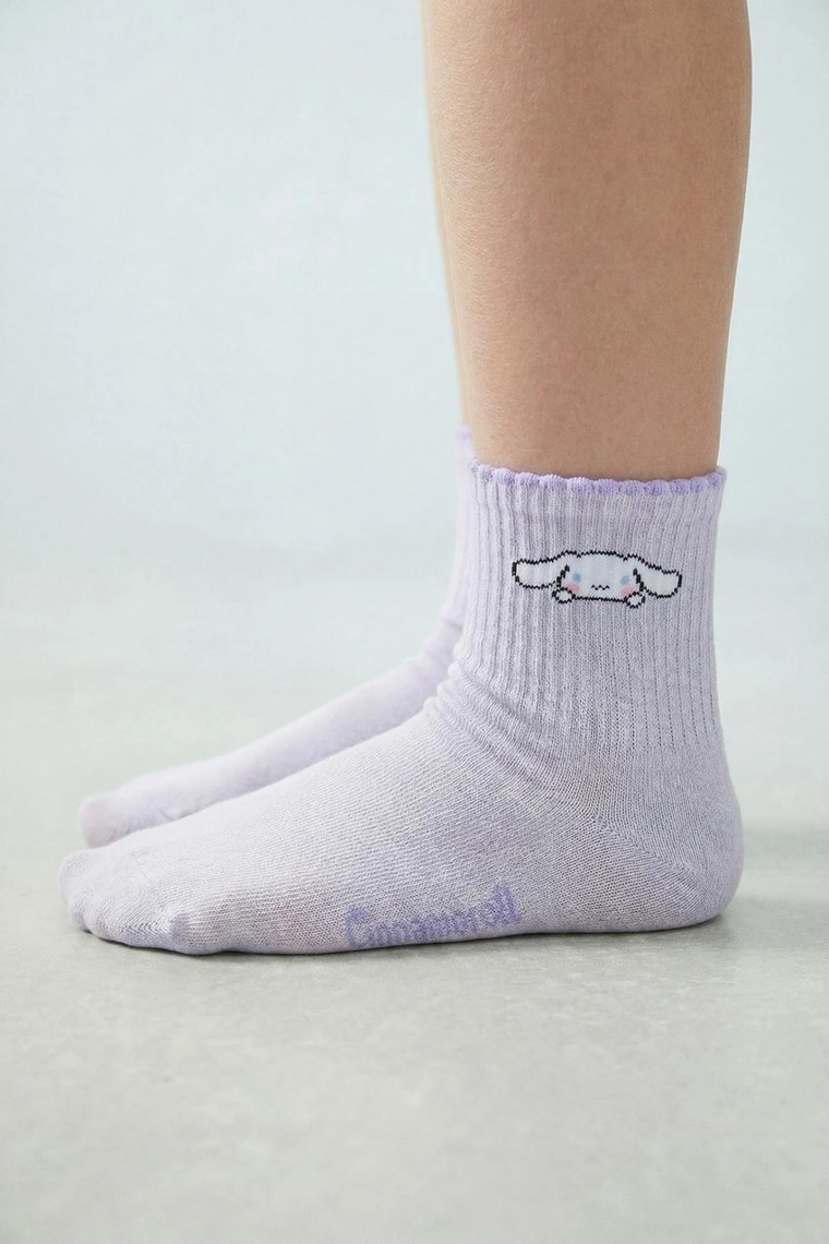 Набор из 3 пар коротких носков hello kitty и друзья © sanrio