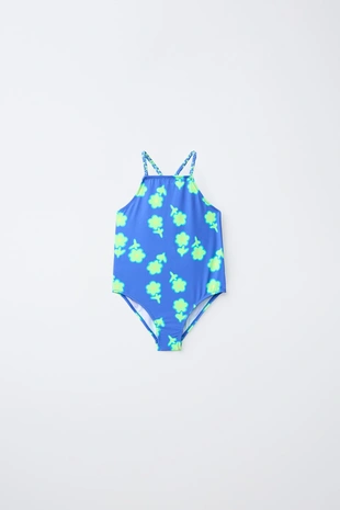 2-6 лет/купальник с цветочным принтом- Заказать в России