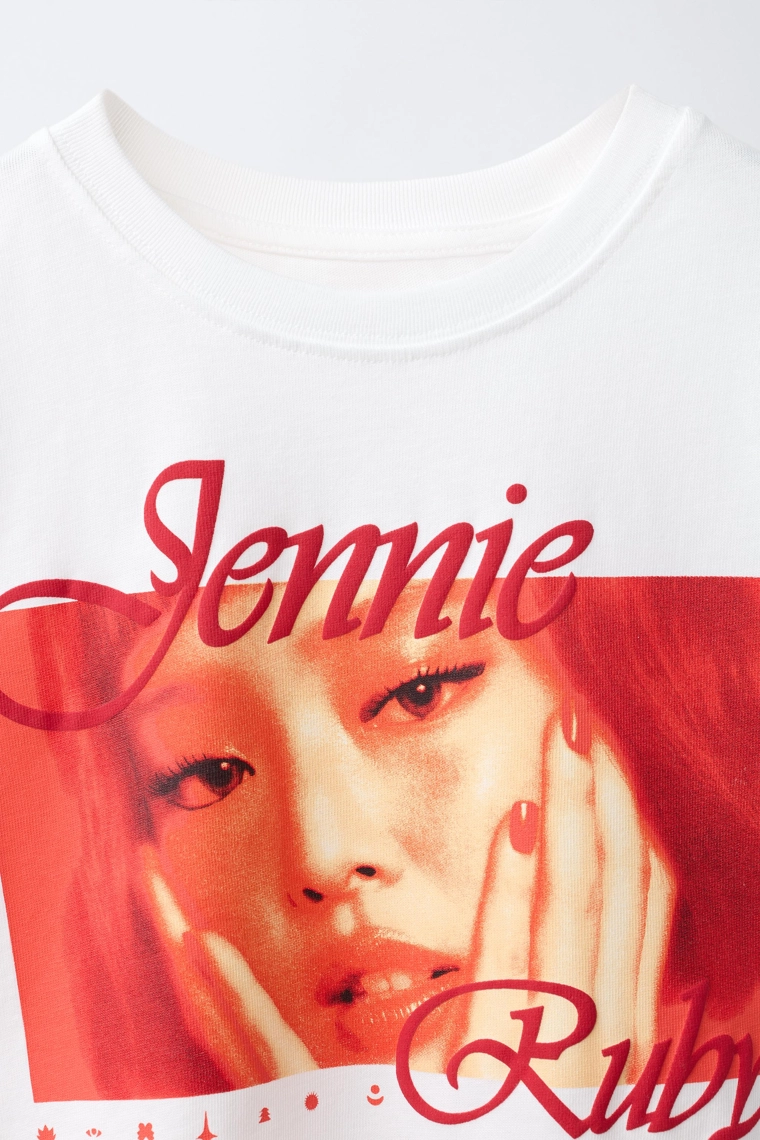Футболка jennie ©™ с принтом