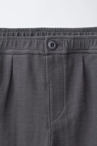 Dark anthracite | 4805/752/898 - Zara Брюки из рельефной ткани