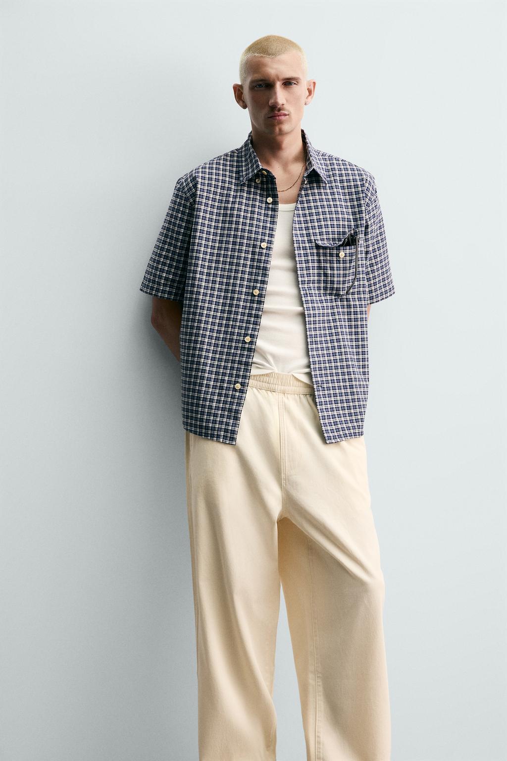 БРЮКИ RELAXED FIT В ЕЛОЧКУ