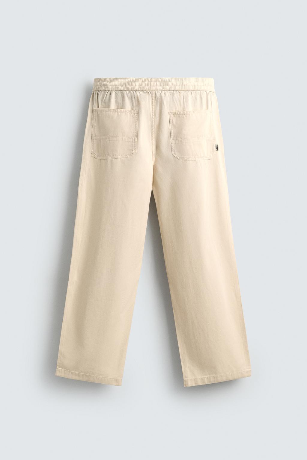 БРЮКИ RELAXED FIT В ЕЛОЧКУ