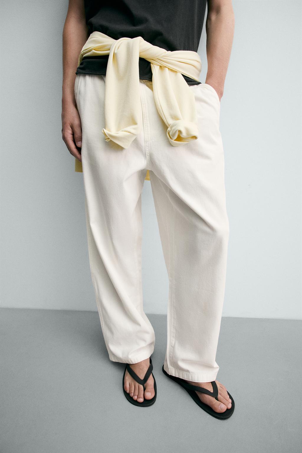 БРЮКИ RELAXED FIT В ЕЛОЧКУ