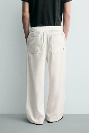 Брюки Relaxed Fit в елочку