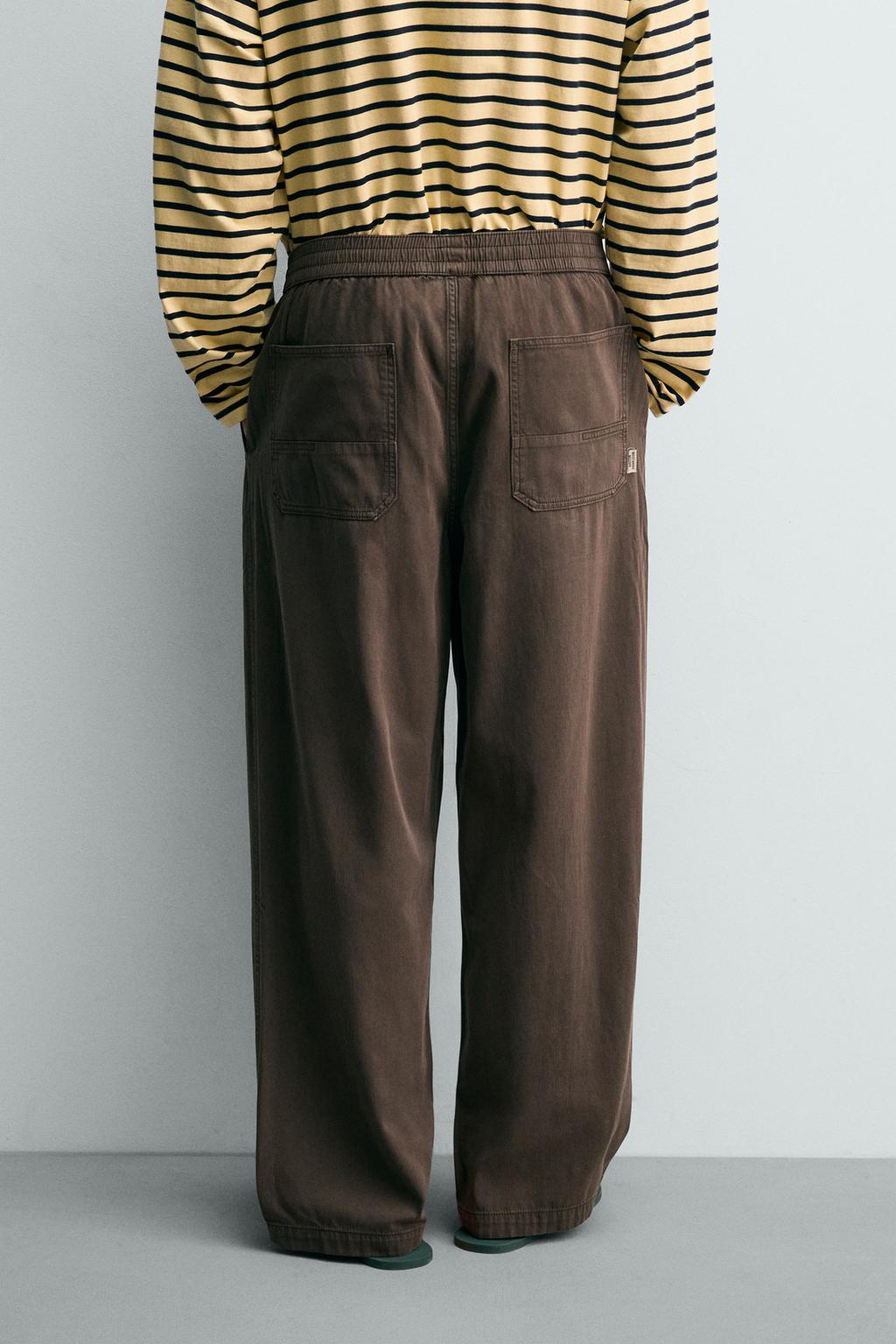 БРЮКИ RELAXED FIT В ЕЛОЧКУ