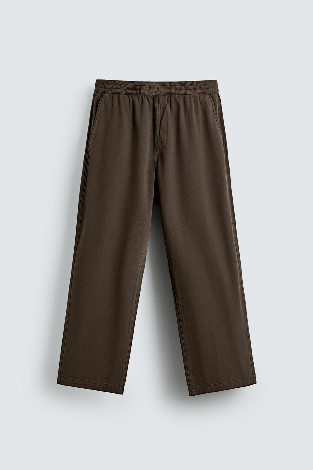 БРЮКИ RELAXED FIT В ЕЛОЧКУ