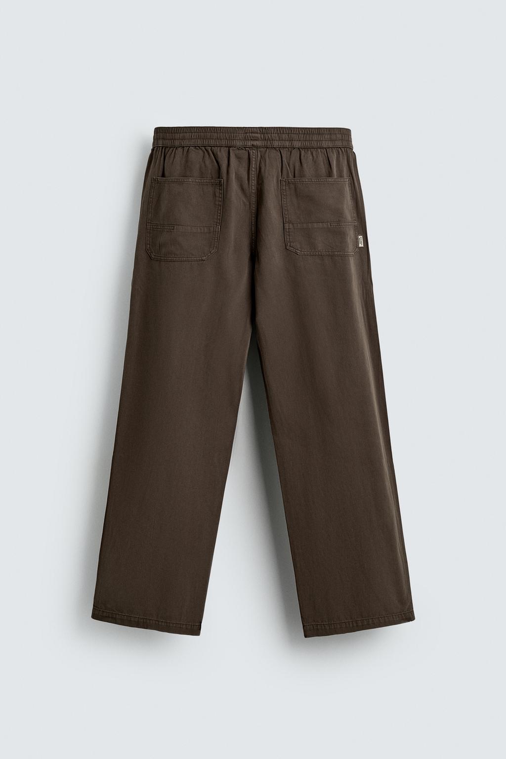 БРЮКИ RELAXED FIT В ЕЛОЧКУ