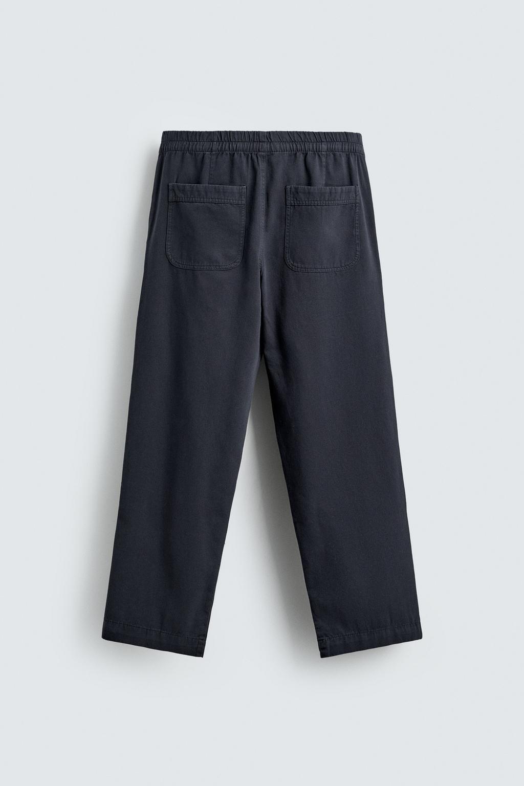 БРЮКИ RELAXED FIT ИЗ ХЛОПКА