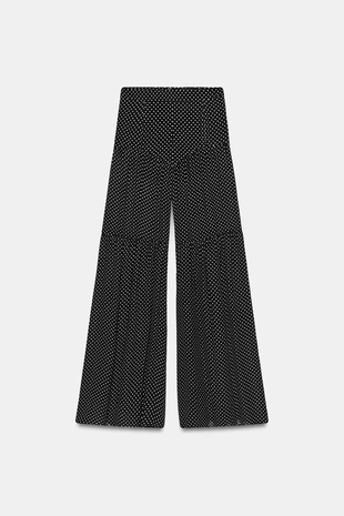Брюки в горошек с защипами — Zw Collection- Заказать в России