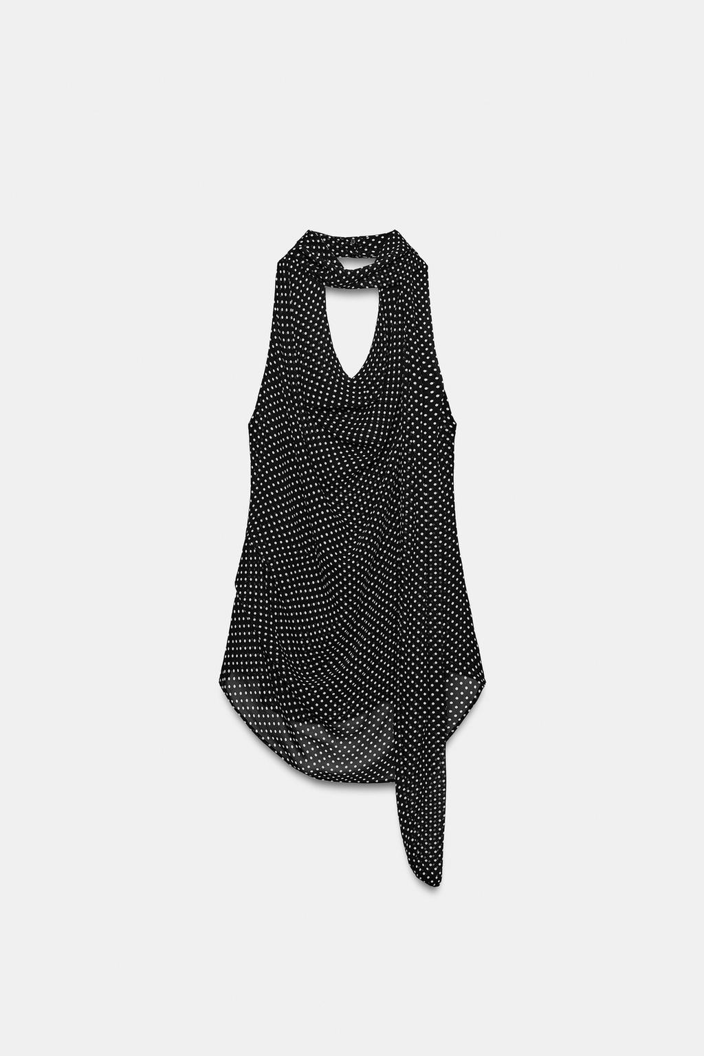 ТОП С ГОРЛОВИНОЙ ХАЛТЕР И ГОРОШКОМ — ZW COLLECTION