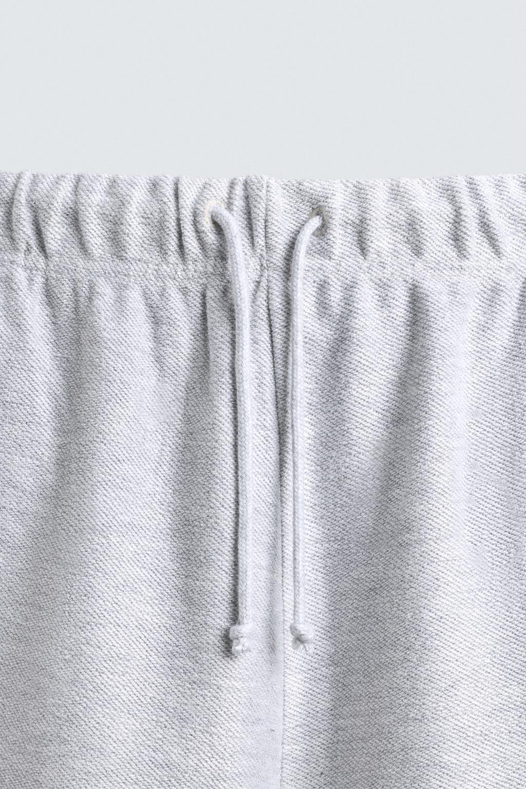 ШОРТЫ-ДЖОГГЕРЫ RELAXED FIT ИЗ ФАКТУРНОЙ ТКАНИ