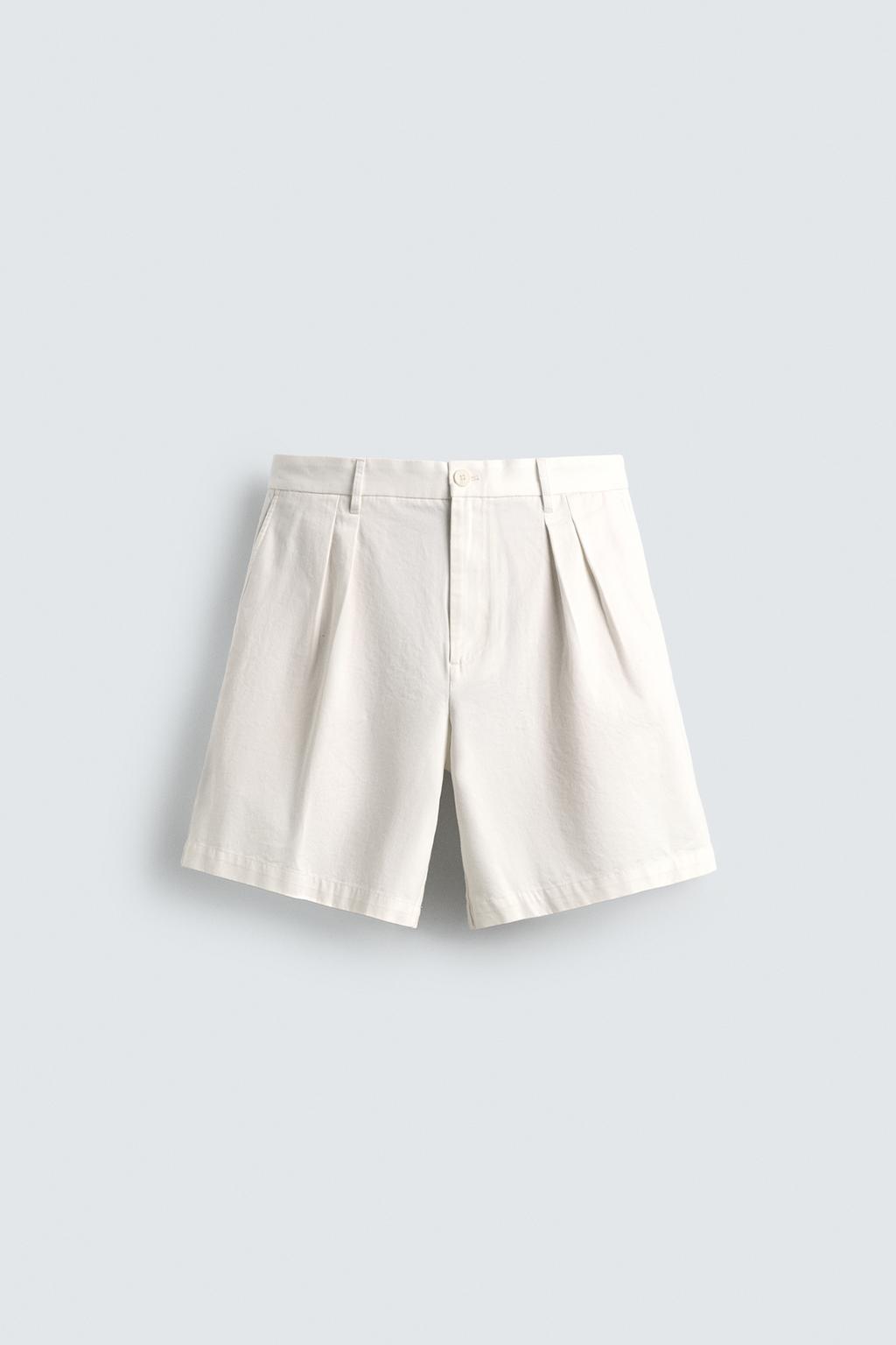 ШОРТЫ RELAXED FIT СО СКЛАДКАМИ