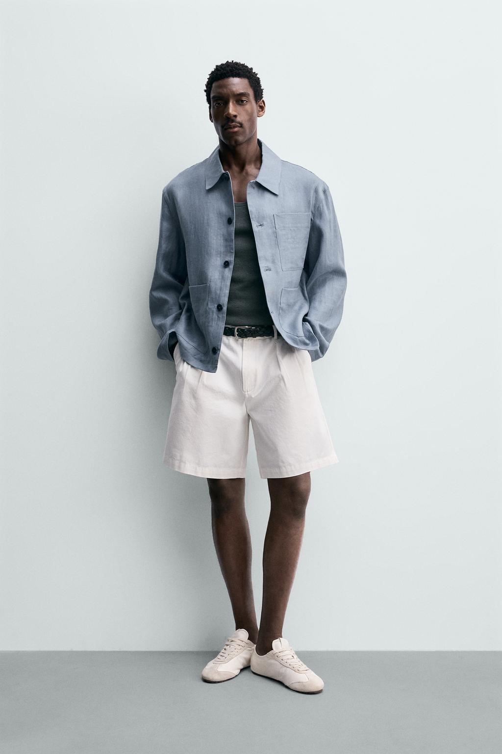 ШОРТЫ RELAXED FIT СО СКЛАДКАМИ