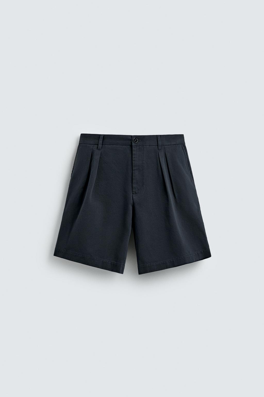 ШОРТЫ RELAXED FIT СО СКЛАДКАМИ
