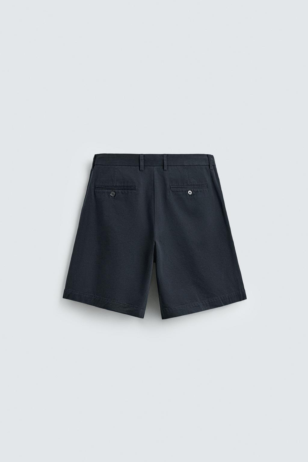 ШОРТЫ RELAXED FIT СО СКЛАДКАМИ