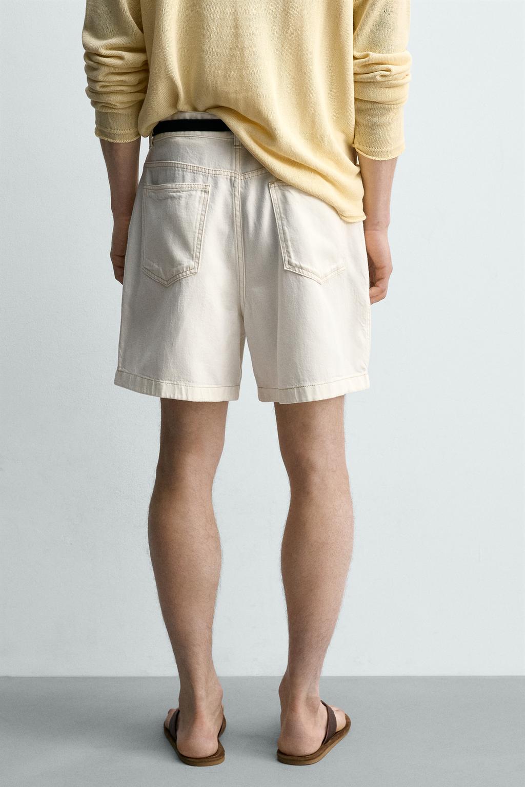 ШОРТЫ RELAXED FIT ИЗ СМЕСИ ЛИОЦЕЛЛА