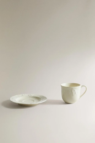 Кофейная чашка и блюдце из фарфора grape porcelain- Заказать в России