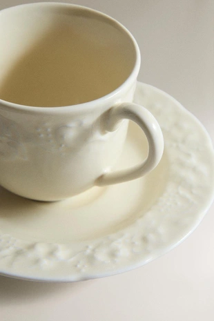 Кофейная чашка и блюдце из фарфора grape porcelain- Заказать в России