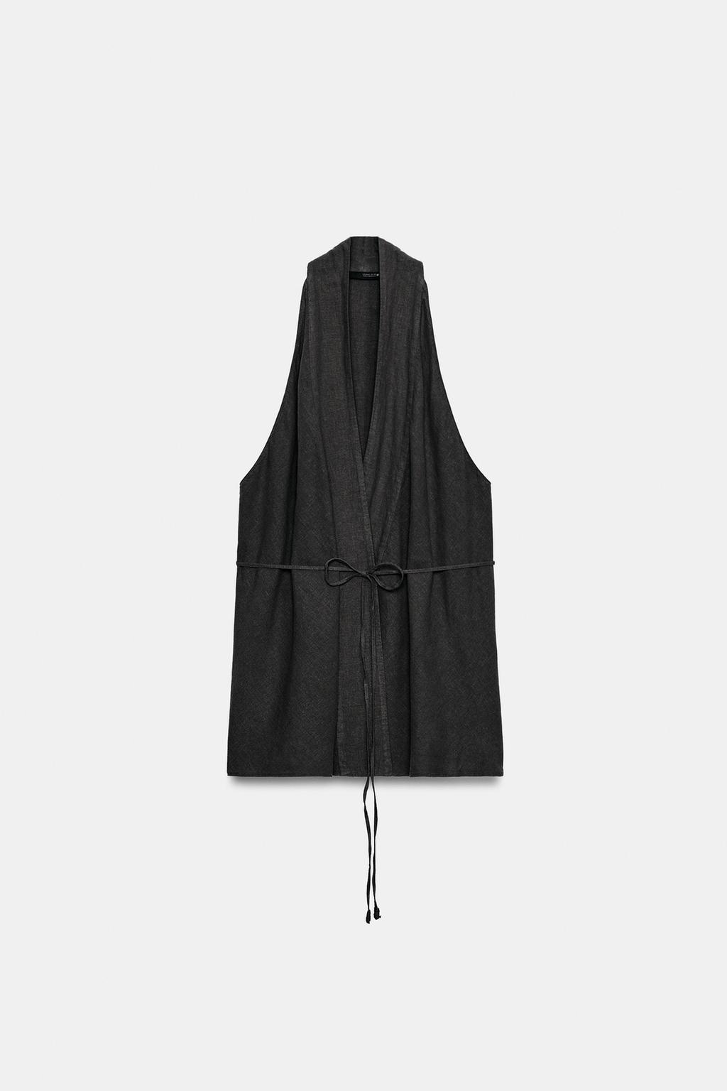 ЛЬНЯНОЙ ТОП НА ЗАПÁХЕ — ZW COLLECTION