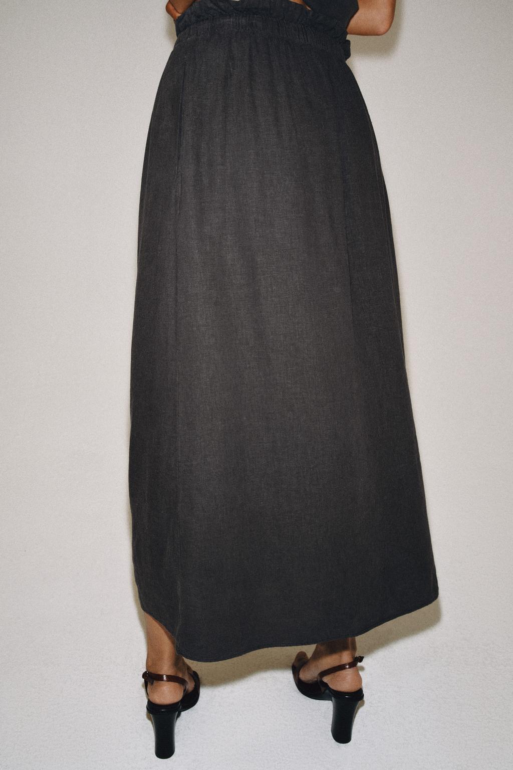 ДЛИННАЯ ЮБКА ИЗ ЛЬНА — ZW COLLECTION