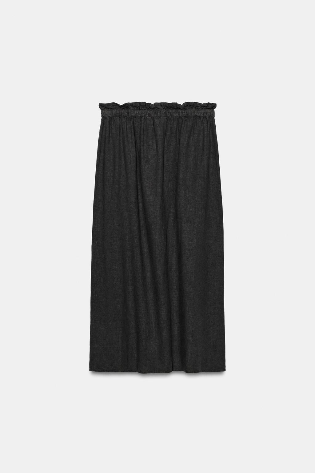 ДЛИННАЯ ЮБКА ИЗ ЛЬНА — ZW COLLECTION