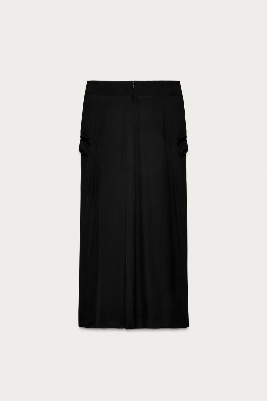 Плиссированная юбка миди marisa berenson x zara