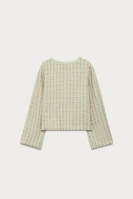 Кардиган с бисером marisa berenson x zara