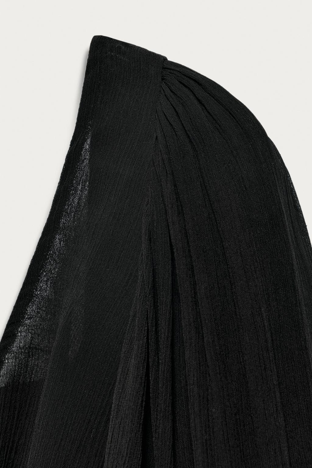 Топ marisa berenson x zara с рюшами