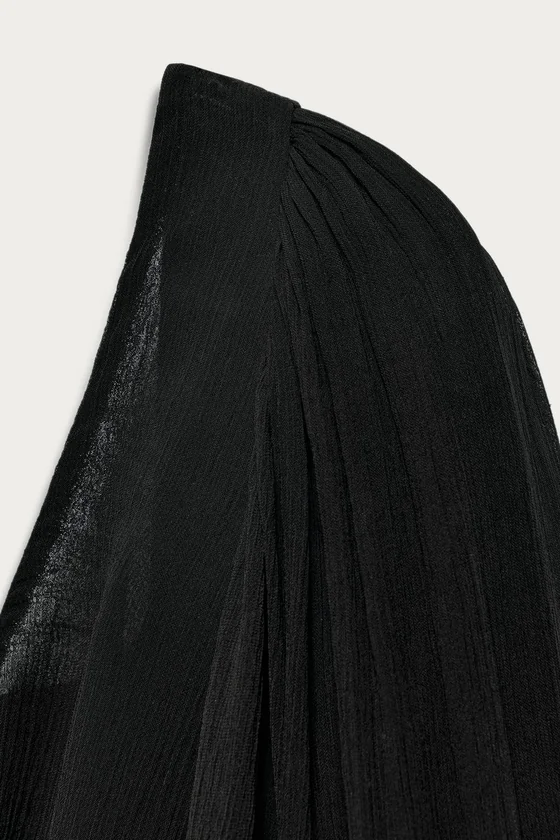 Топ marisa berenson x zara с рюшами