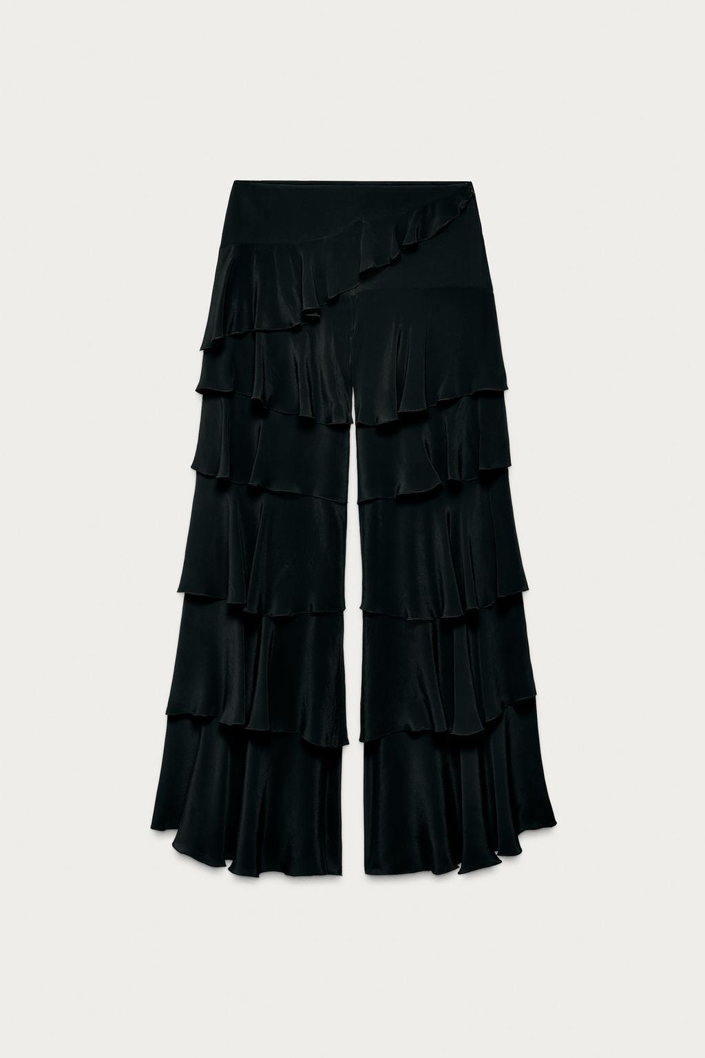 Брюки marisa berenson x zara с рюшами
