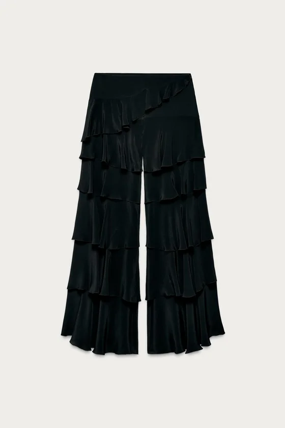 Брюки marisa berenson x zara с рюшами