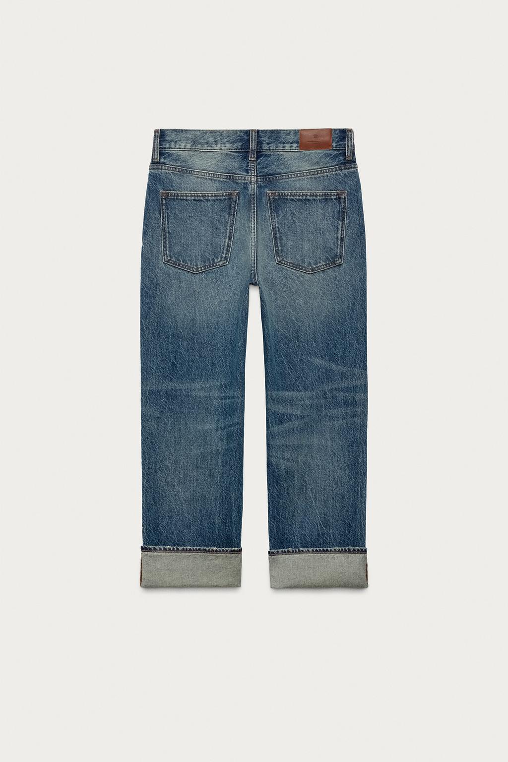 Джинсы zw collection с заниженной талией и укороченным низом