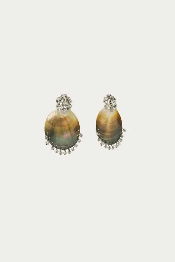 Серьги с ракушками marisa berenson x zara