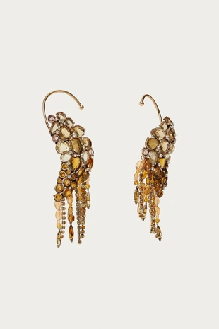 Серьги с яркими камнями marisa berenson x zara- Заказать в России