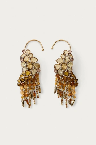 Серьги с яркими камнями marisa berenson x zara- Заказать в России