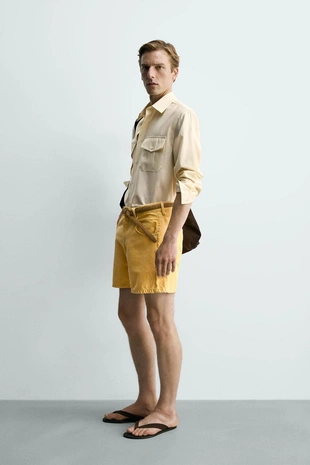 Джинсовые шорты Relaxed Fit- Заказать в России