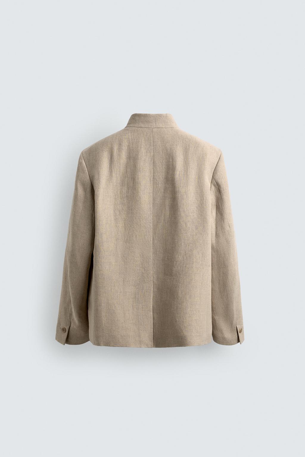 КОСТЮМНЫЙ ДВУБОРТНЫЙ БЛЕЙЗЕР RELAXED FIT