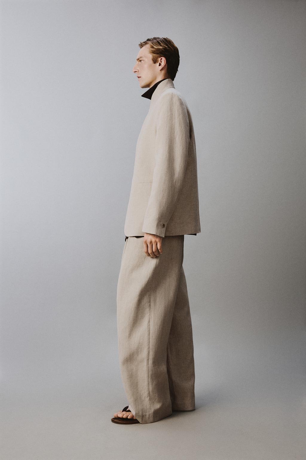 БРЮКИ СО СКЛАДКАМИ RELAXED FIT