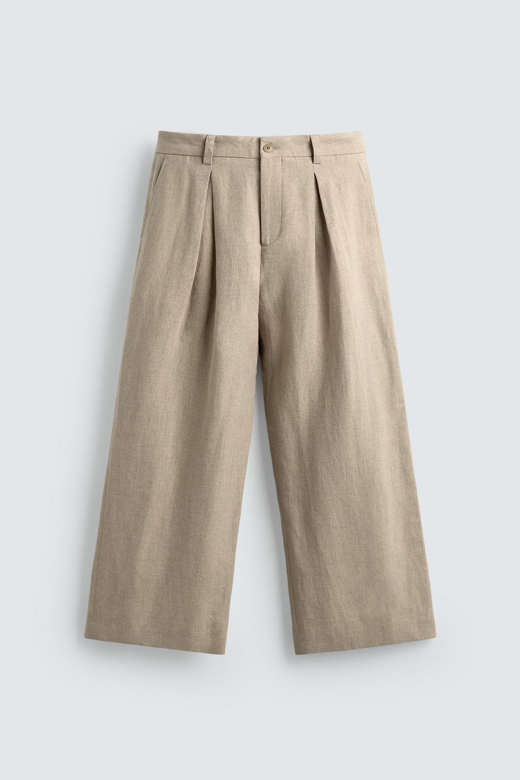 БРЮКИ СО СКЛАДКАМИ RELAXED FIT