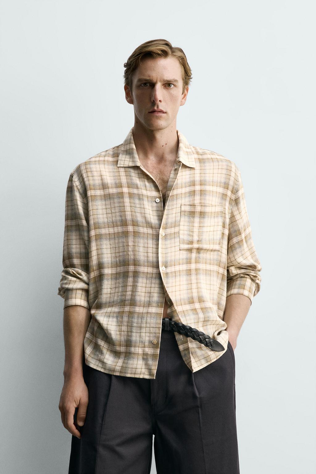 РУБАШКА RELAXED FIT В КЛЕТКУ