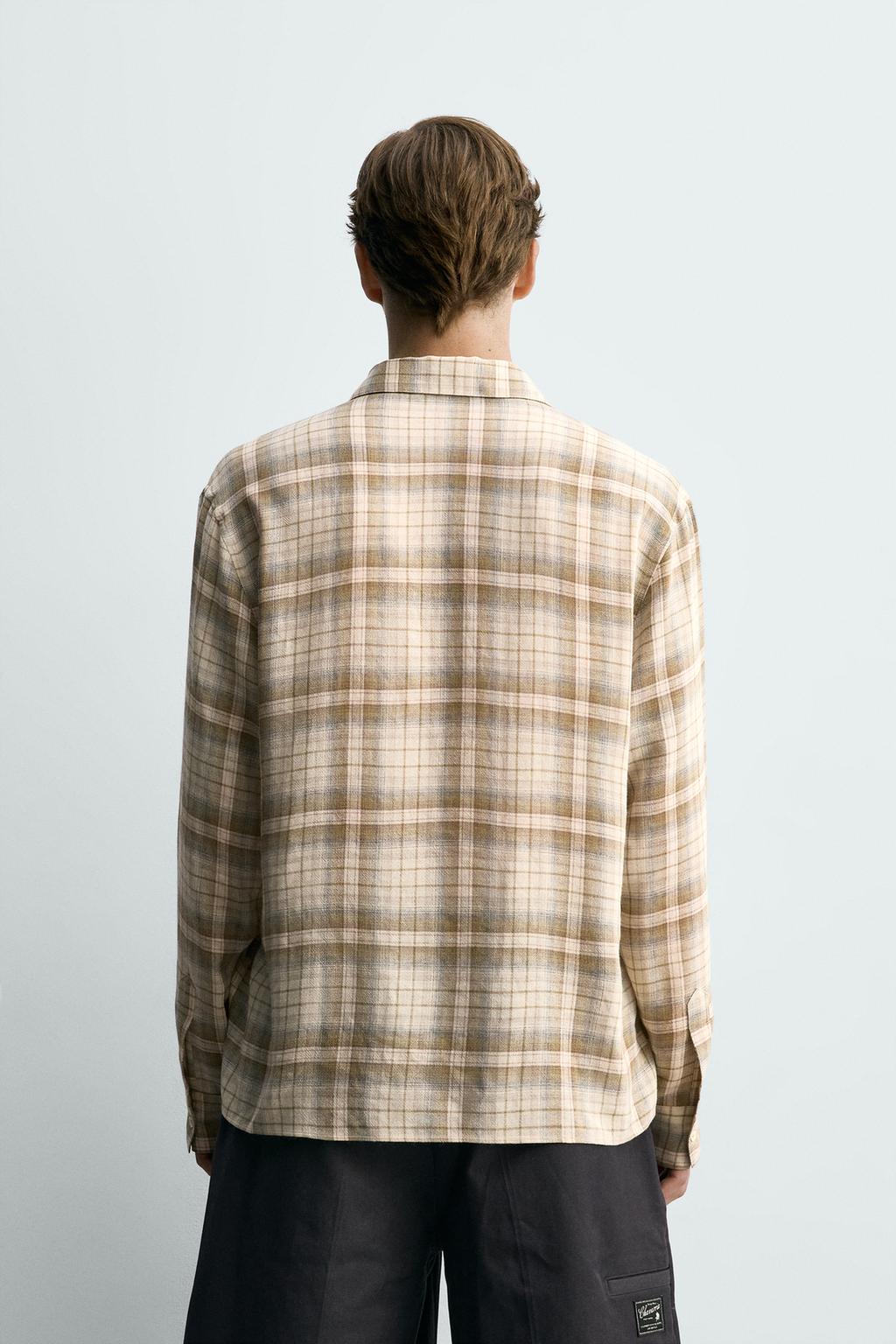 РУБАШКА RELAXED FIT В КЛЕТКУ