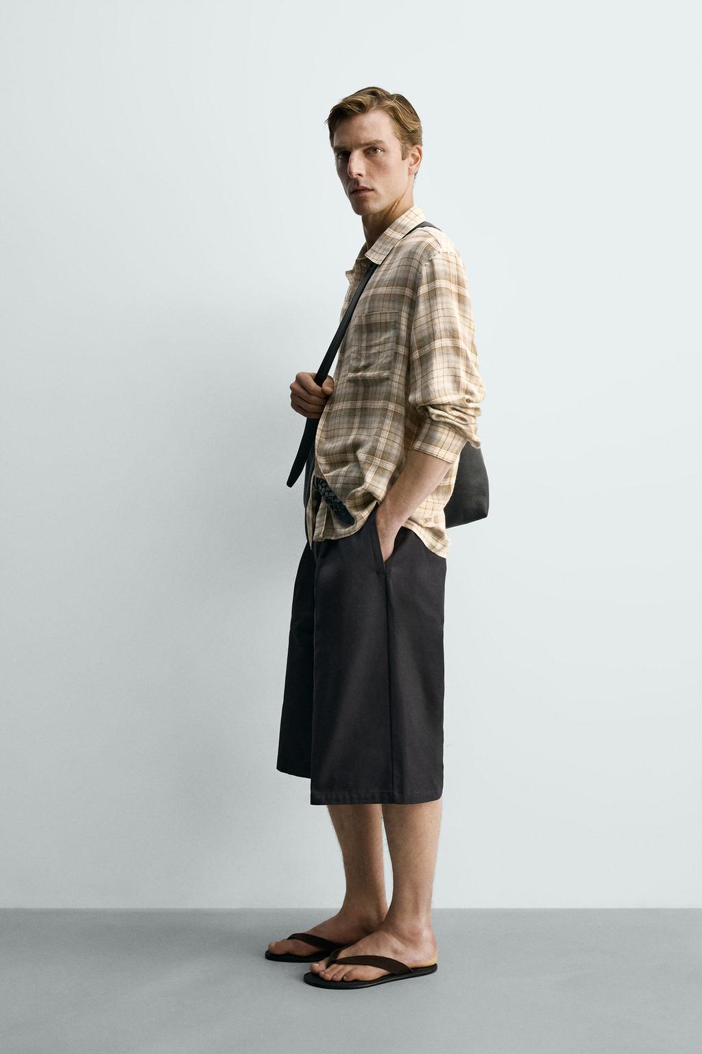 РУБАШКА RELAXED FIT В КЛЕТКУ