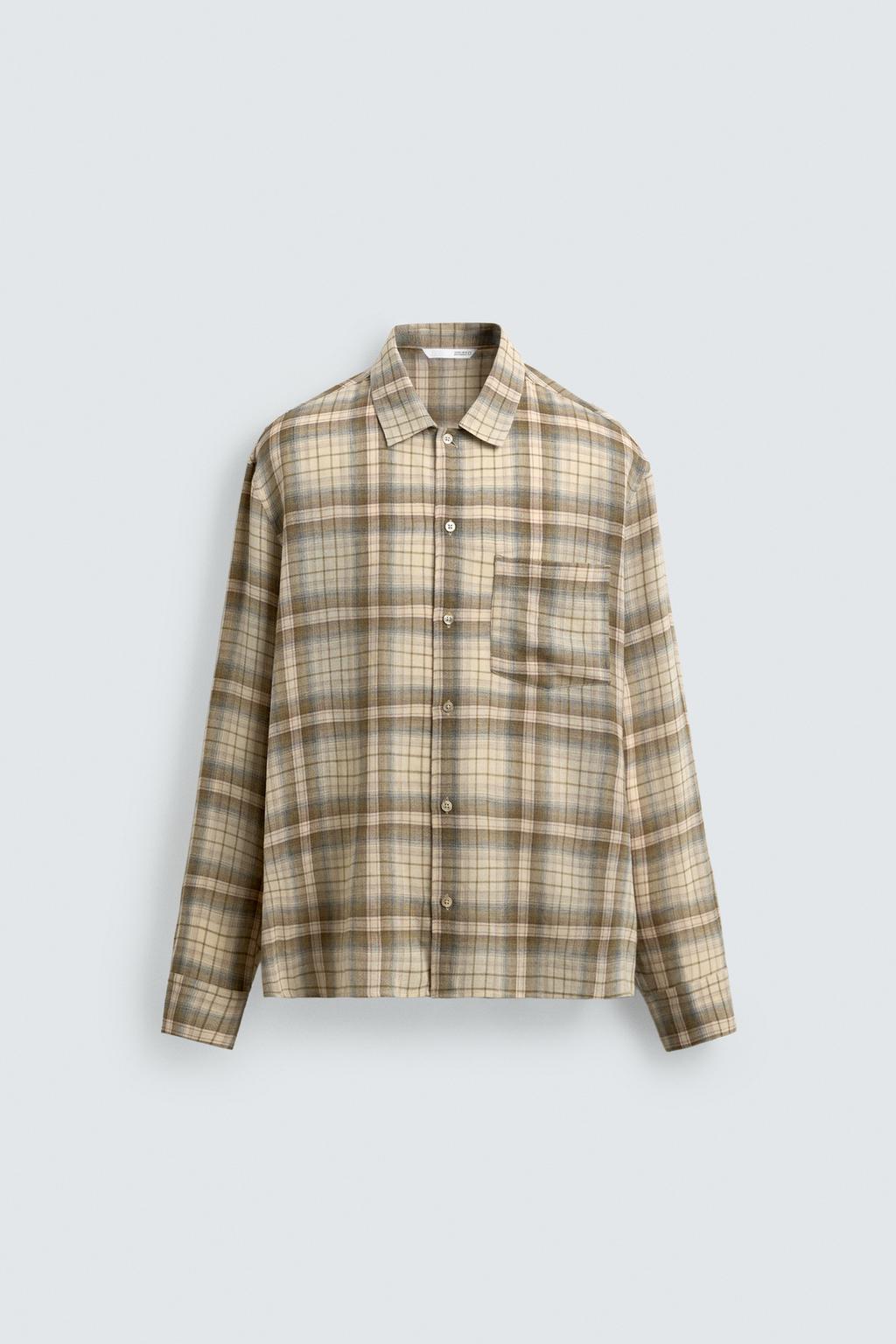 РУБАШКА RELAXED FIT В КЛЕТКУ