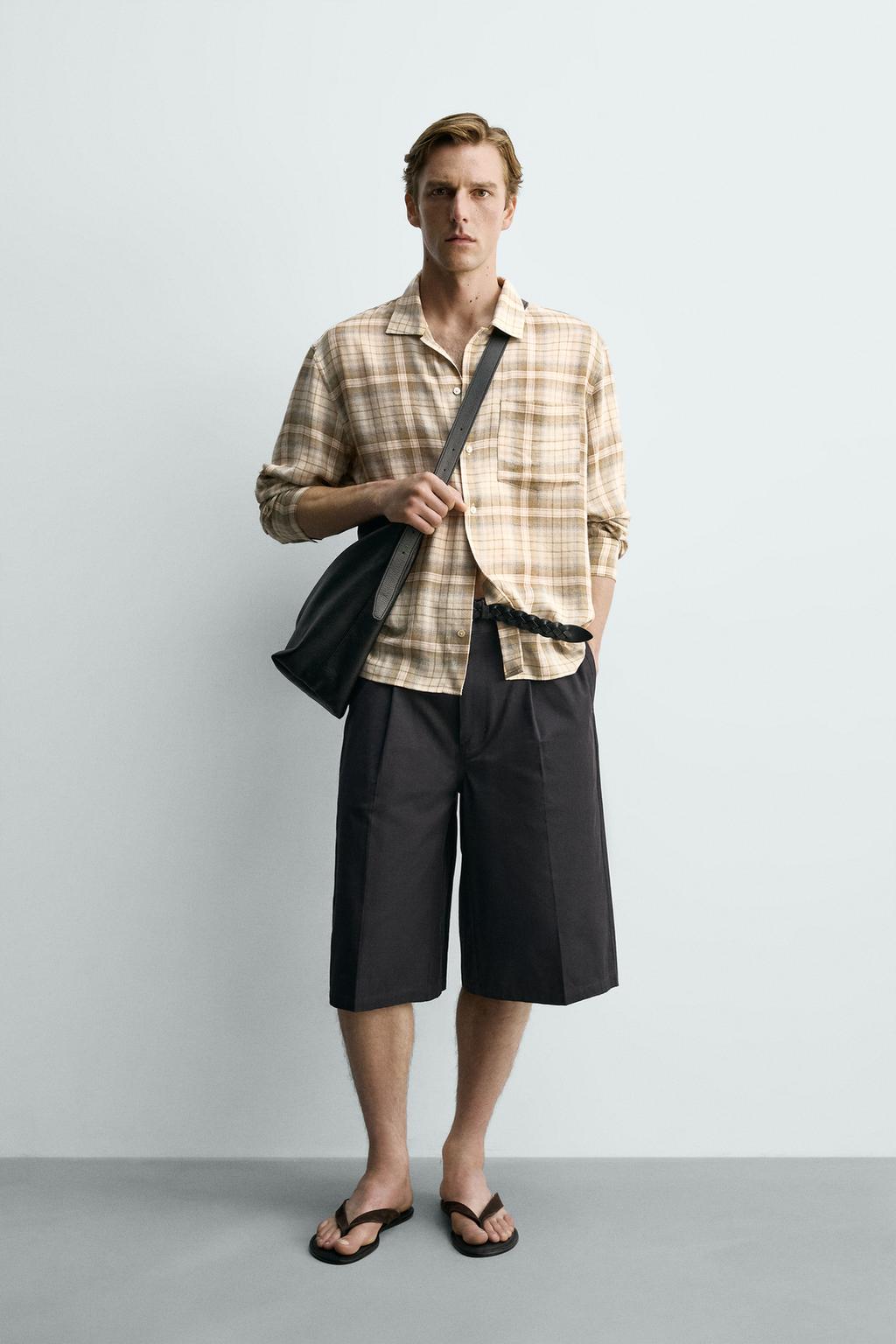 РУБАШКА RELAXED FIT В КЛЕТКУ