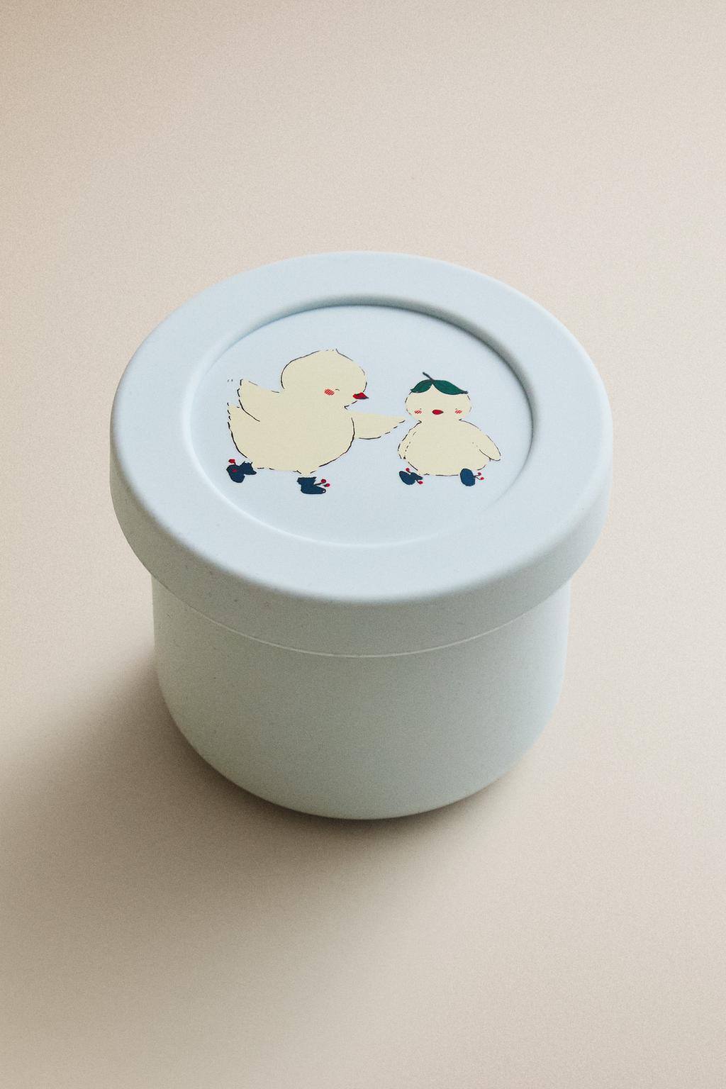Силиконовый ланчбокс для детей chick