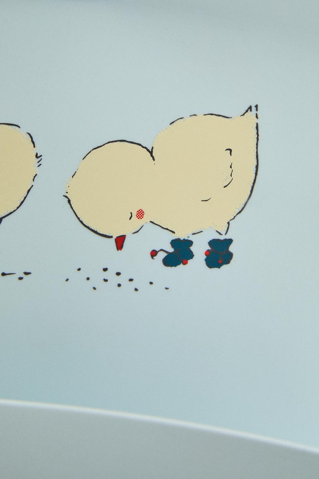 Детский силиконовый нагрудник chick