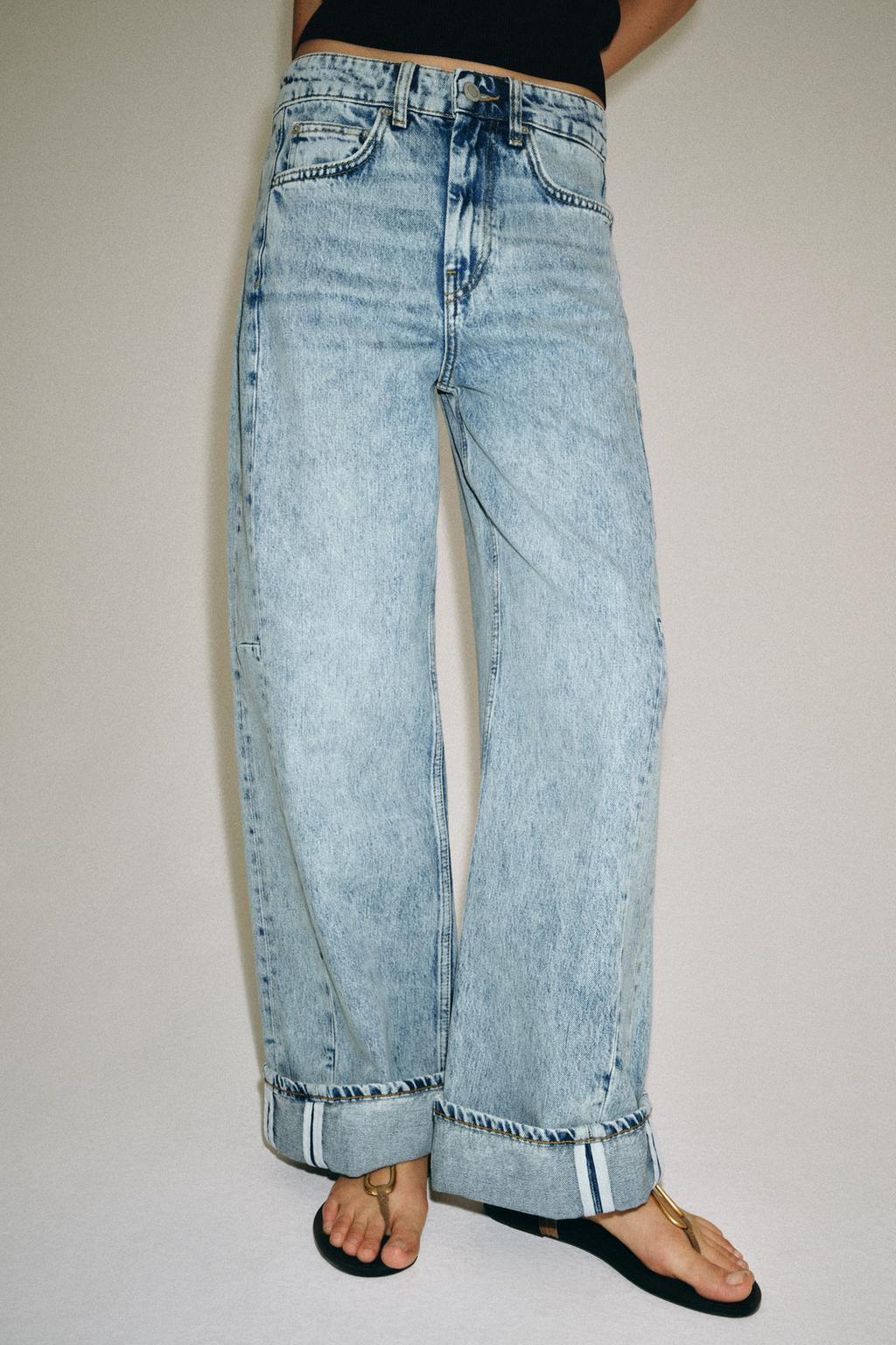 ДЖИНСЫ RELAXED-FIT С НИЗКОЙ ПОСАДКОЙ — ZW COLLECTION