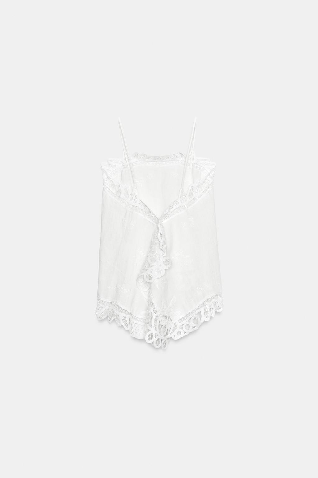 ТОП ИЗ 100% ЛЬНА С ВЫШИВКОЙ — ZW COLLECTION