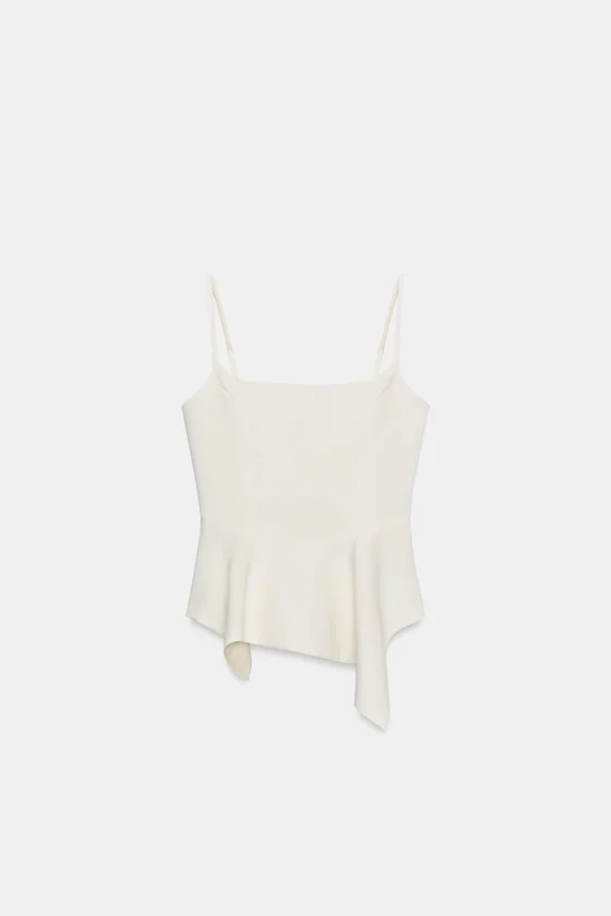 ТОП С БАСКОЙ — коллекция Zara «ZW»